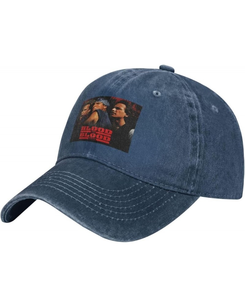 Blood in Movie Blood and Out Baseball Cap Adjustable Classic Unisex Vintage Denim Hat Washed Cotton Soft Cap Black Navy Blue ...