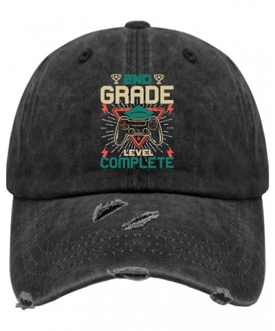 2nd Grade Level Complete Hat for Men Washed Distressed Baseball Caps Funny Washed Workout Hat Quick $10.28 Baseball Caps