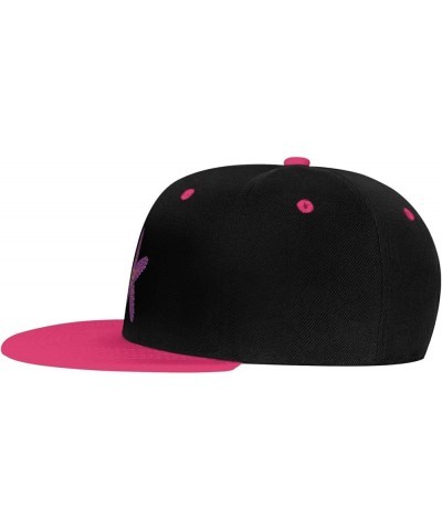 Cute Purple Starfish Snapback Hat for Men Women Baseball Cap Trucker Flat Bill Hats Dad Caps Pink $10.42 Baseball Caps