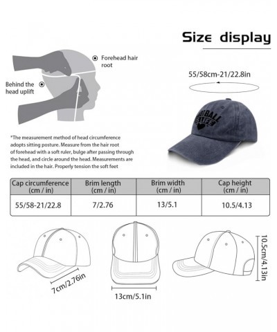 Football is Lifes Sun hat Funny Trucker hat Pigment Black Trucker Hats Gifts for Son Outdoor Hat Navy Blue $11.20 Sun Hats