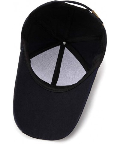 Unisex Long Brim Baseball Cap Cotton Adjustable Outdoor Sun Hat Large Visor Anti-UV Navy3 $10.19 Visors