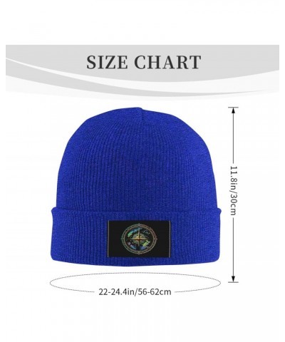 Nautical Sailing Compass Warm Knit Hat Cap Fashion for Men Women Blue $12.13 Skullies & Beanies