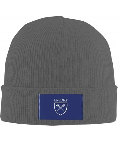 Emory University Classic Warm Winter Knit Cap Fleece Lined Beanie Hat Deep Heather $12.36 Skullies & Beanies