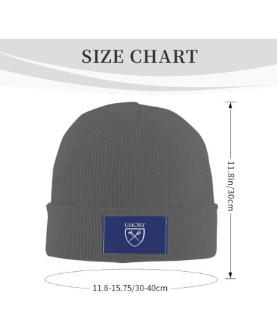 Emory University Classic Warm Winter Knit Cap Fleece Lined Beanie Hat Deep Heather $12.36 Skullies & Beanies