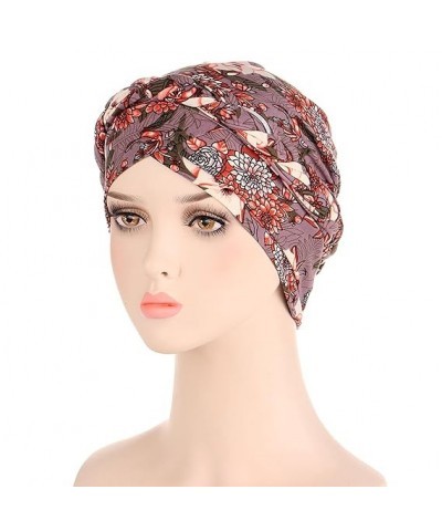 Braid Cap Turban Cover Turban Headwear Wrap Cap Floral Print Ethnic Hat Bohemian Head Hair (Multicolor, One Size) One Size Gr...