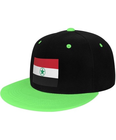 Flag of Arabistan Snapback Hat for Men Women Baseball Cap Trucker Flat Bill Hats Dad Caps Green $10.18 Baseball Caps