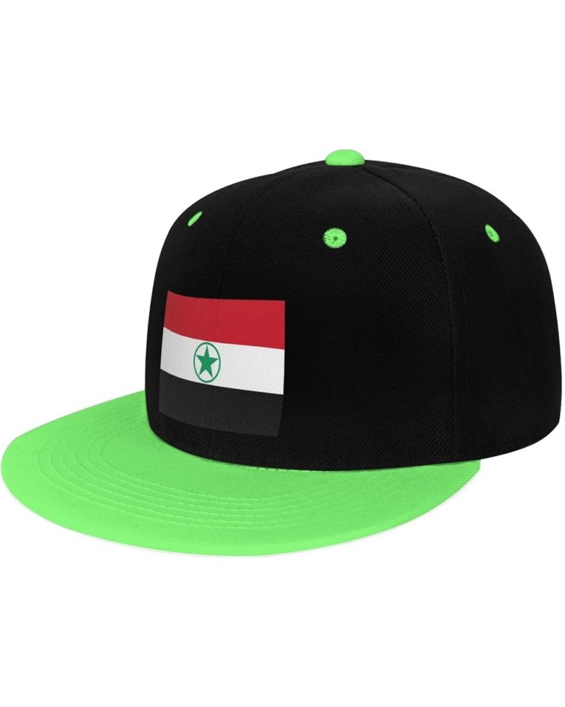 Flag of Arabistan Snapback Hat for Men Women Baseball Cap Trucker Flat Bill Hats Dad Caps Green $10.18 Baseball Caps