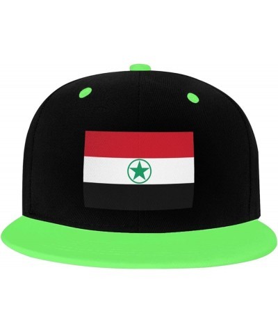 Flag of Arabistan Snapback Hat for Men Women Baseball Cap Trucker Flat Bill Hats Dad Caps Green $10.18 Baseball Caps