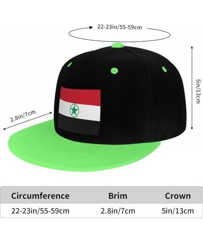 Flag of Arabistan Snapback Hat for Men Women Baseball Cap Trucker Flat Bill Hats Dad Caps Green $10.18 Baseball Caps