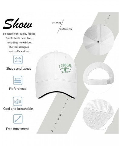 Baseball Hats I Choose The Bear Trucker Hats for Women Fashion Polyester Snapbacks White-sandwich Cap $11.14 Baseball Caps