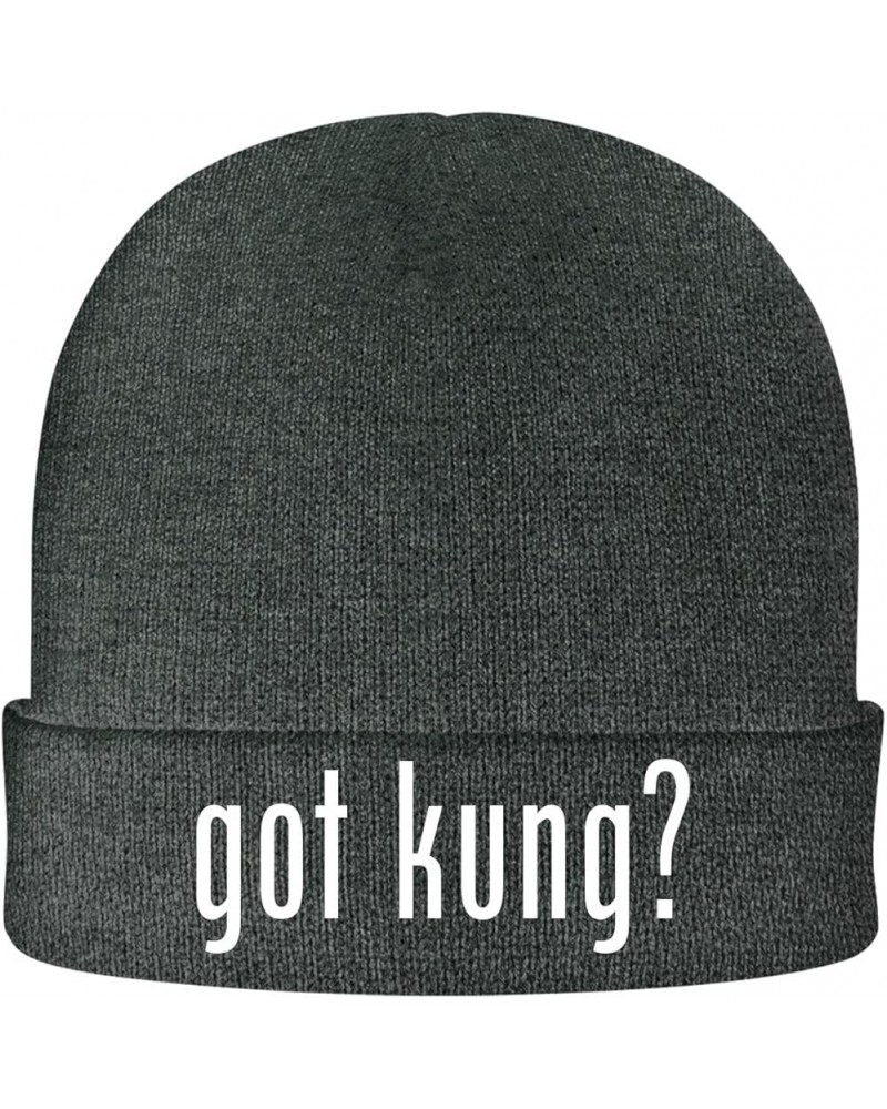 got kung? - Soft Adult Beanie Cap Grey $16.53 Skullies & Beanies