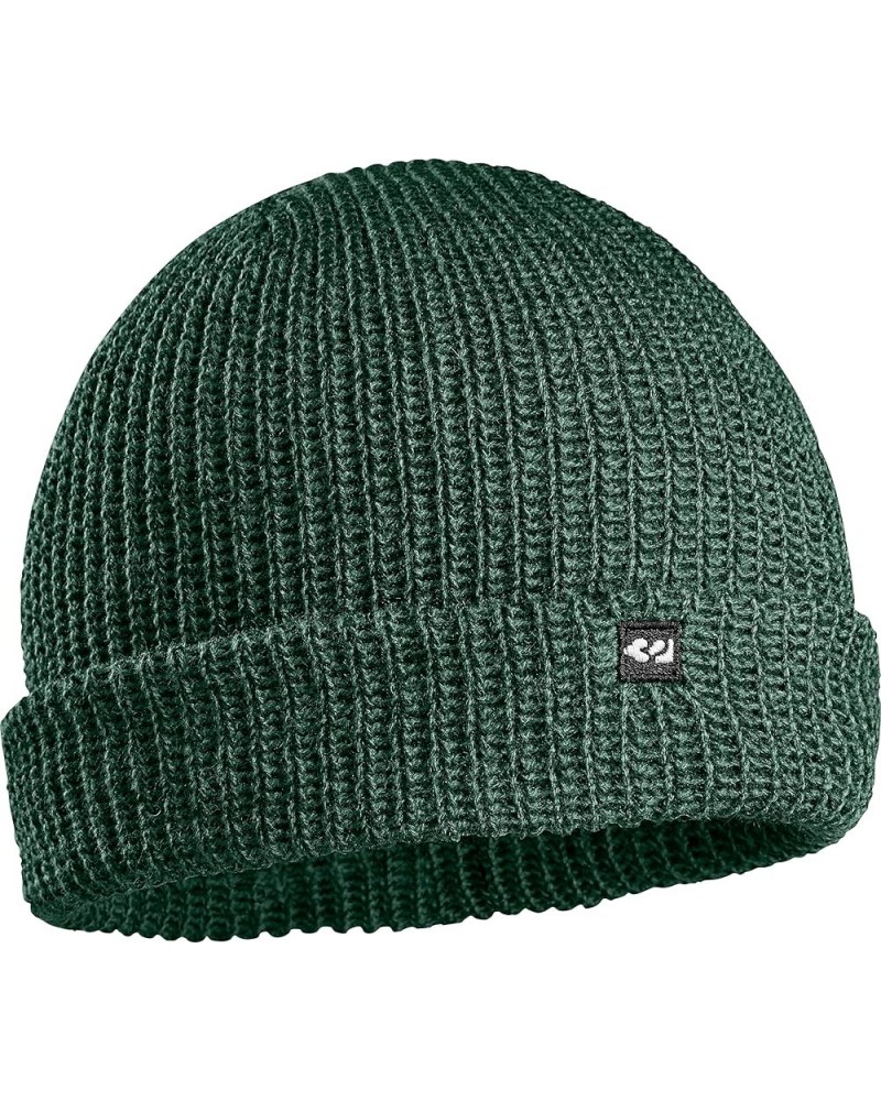 thirtytwo Mens Basixx Cold Weather Beanie Black/Green $25.95 Skullies & Beanies