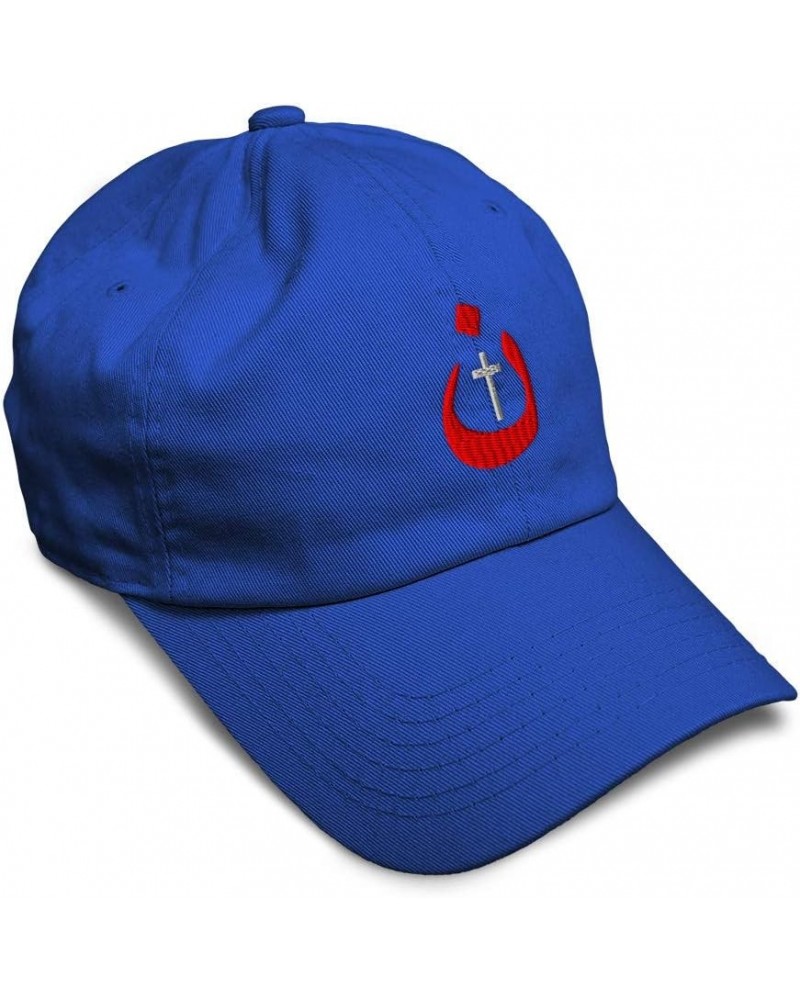 Soft Baseball Cap Christian Nazarene Jesus God Letters Cotton Embroidered Dad Hats for Men & Women Royal Blue Design Only $12...