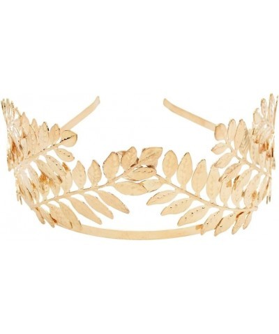 Hair Jewelry Crown Tiaras for Women Golden Greek Metal Leaf Headbands Bride Wedding Hair Accessories for Women Luxury Princes...