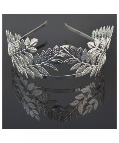 Hair Jewelry Crown Tiaras for Women Golden Greek Metal Leaf Headbands Bride Wedding Hair Accessories for Women Luxury Princes...