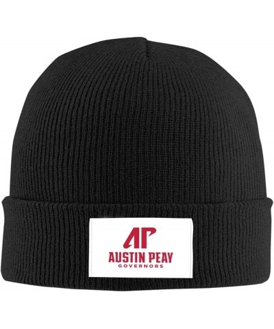 Austin Peay State University Stretch Beanie Knit Hat for Men Women Winter Fall Spring Warm Cap Black $11.03 Skullies & Beanies