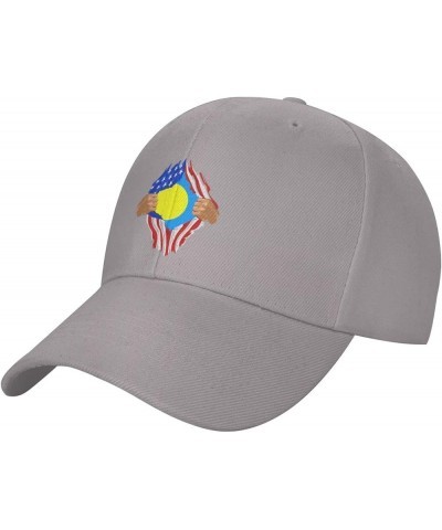 Hand Tear Flag of Palau Baseball Cap for Men Women Dad Hat Classic Adjustable Golf Hats Gray $12.96 Baseball Caps