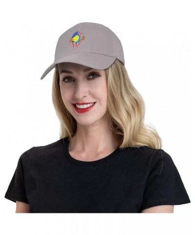 Hand Tear Flag of Palau Baseball Cap for Men Women Dad Hat Classic Adjustable Golf Hats Gray $12.96 Baseball Caps