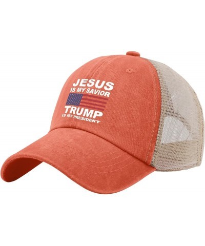 Jesus is My Savior, Trump is My President Hat Womans Hat Womens Sun Hat Gifts for Grandpa Cool Hats Saffron023 $10.19 Sun Hats