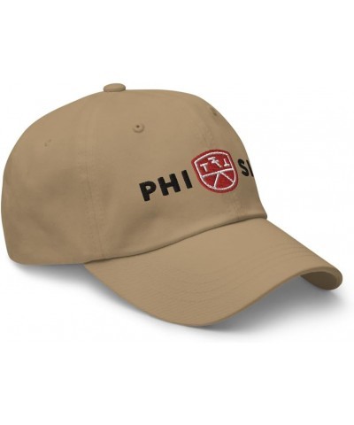 Phi Sigma Kappa Fraternity Classic Dad Hat - Premium Chino Cotton Twill Cap Khaki Phi Sigma Kappa 3 $19.59 Baseball Caps