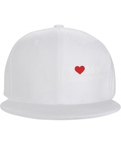 I Love My Girlfriend Funny I Heart My Girlfriend Baseball Cap Men Trucker Hat Women Dad Hat Sun Hat Ponytail Hat Black White ...