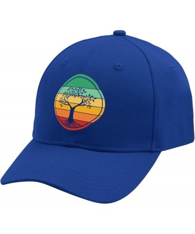 Sun hat Tree Funny Trucker hat Cute hat Gifts for Boyfriends Outdoor Hats Blue $9.40 Cowboy Hats