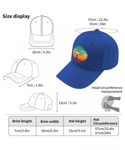 Sun hat Tree Funny Trucker hat Cute hat Gifts for Boyfriends Outdoor Hats Blue $9.40 Cowboy Hats