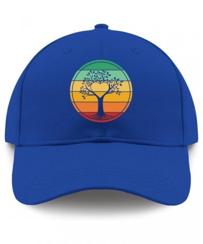 Sun hat Tree Funny Trucker hat Cute hat Gifts for Boyfriends Outdoor Hats Blue $9.40 Cowboy Hats