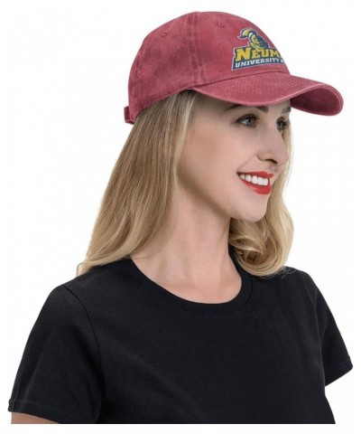 Neumann University Cowboy Hats，Unisex Adjustable for Hat Baseball Cap Casquette Red $12.99 Cowboy Hats