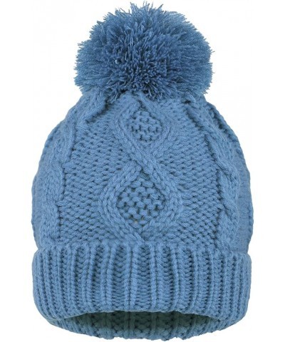 Adult Women's 3 Piece Winter Set - Pompom Beanie Hat, Scarf, & Mittens Cinerous Tassels Glove W/ Lined $23.19 Skullies & Beanies