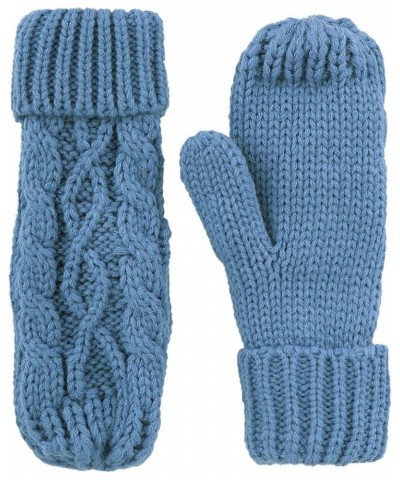 Adult Women's 3 Piece Winter Set - Pompom Beanie Hat, Scarf, & Mittens Cinerous Tassels Glove W/ Lined $23.19 Skullies & Beanies