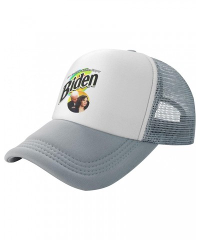 The Quicker Sniffer Upper Biden Baseball Hats for Men Adjustable Dad Hat Gift for Men/Women Trucker Cap Gray $9.54 Baseball Caps