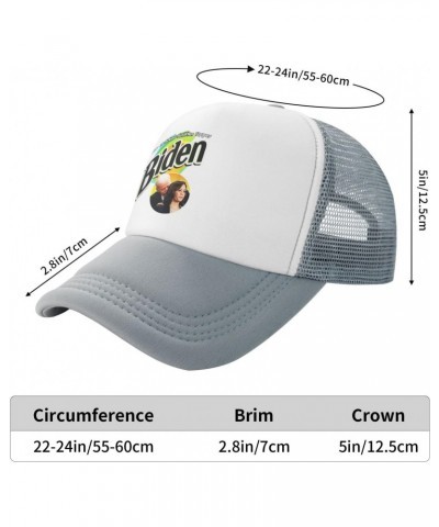 The Quicker Sniffer Upper Biden Baseball Hats for Men Adjustable Dad Hat Gift for Men/Women Trucker Cap Gray $9.54 Baseball Caps