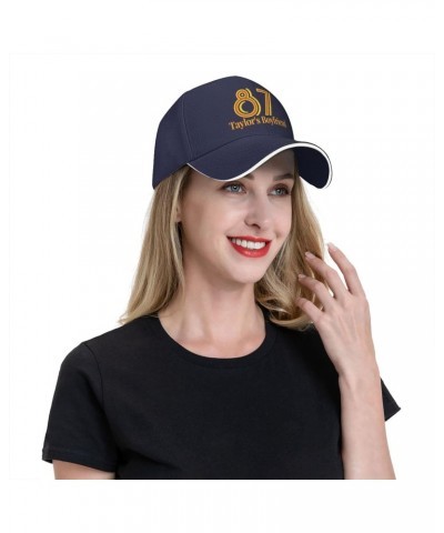 Original 87 Football Baseball Caps Taylor 's Boyfriend Football Adjustable Classic Funny Hats for Women & Men Navy Blue $13.4...