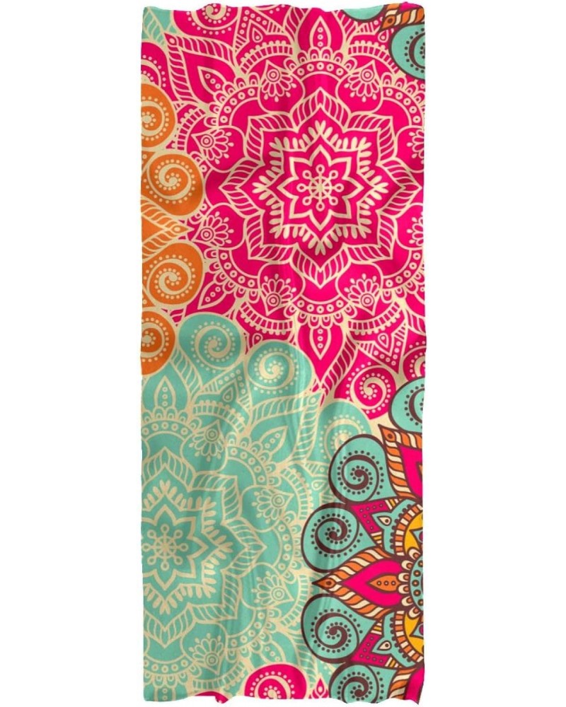 Scarf for Women Lightweight Spring Fall Winter Scarves Shawl Wraps Colorful Boho Flower Pattern $12.21 Scarves