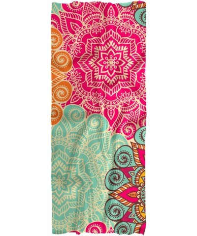 Scarf for Women Lightweight Spring Fall Winter Scarves Shawl Wraps Colorful Boho Flower Pattern $12.21 Scarves