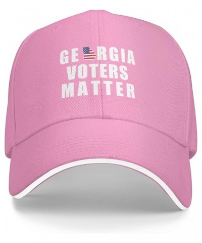 Georgia Voters Matter Baseball Cap Hat End Stop Voters Suppression Trucker Hat Protect Voting Right Dad Hat Black Pink $8.27 ...