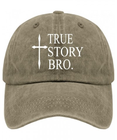 Baseball Hat Jesus Sport Cap for Women Athletic Caps Breathable Trues Storys Bros Baseball Hat Women Pigment Khaki $11.79 Sun...