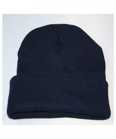 Women's Cuffed Knit Beanie Winter Hats Knit Skull Cap Warm Stocking Hats Running Skull Cap Daily Beanie Hat Dark Blue $8.52 S...