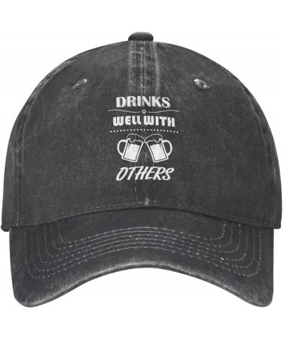 Adult Vintage Trucker Dad Hat,Easily Distracted by Horses,Baseball Cap Funny Cowboy Hat Black8 $9.86 Baseball Caps