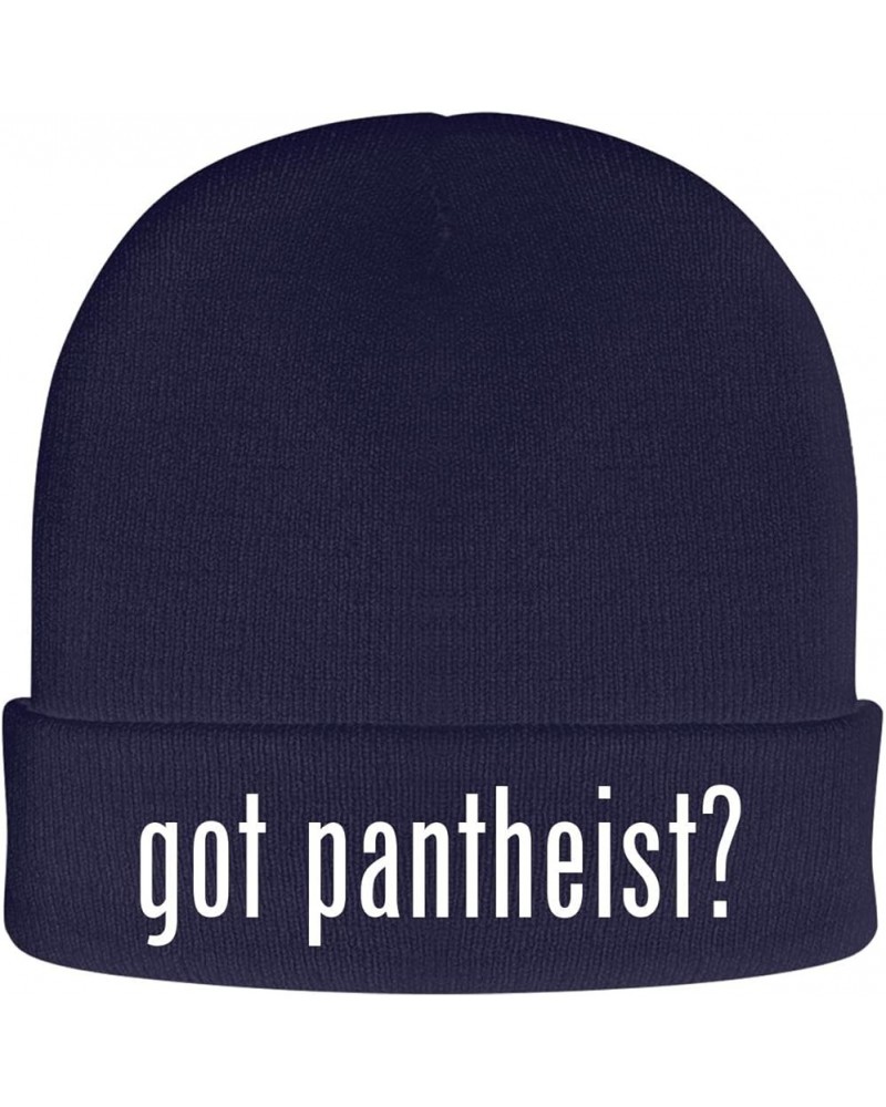 got Pantheist? - Soft Adult Beanie Cap Navy $13.94 Skullies & Beanies