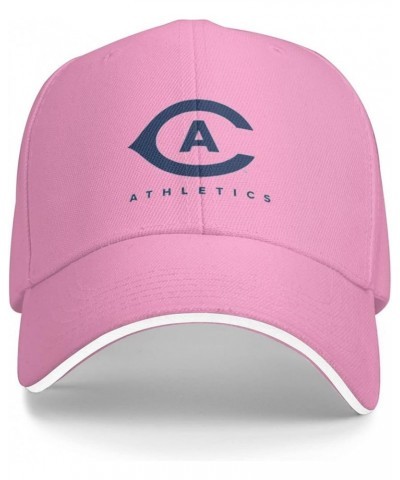 Uc Davis Aggies University Logo Unisex Classic Hat Adjustable Fashion Casquette for Men Women Pink $9.21 Baseball Caps