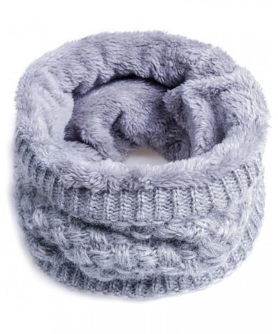 Women Winter Infinity Scarf knit Neck Warmer Chunky Scarves Soft Thick Circle Loop Scarves for Kids and Adults Gray $10.19 Sc...