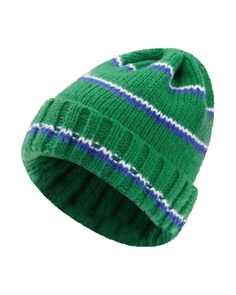 Cute Fleece Lined Beanie - Animal Warm Winter Hat for Men and Women - Soft Knit Cap with Pom for Cold Weather Greenb $11.33 S...