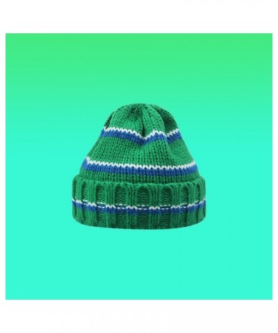 Cute Fleece Lined Beanie - Animal Warm Winter Hat for Men and Women - Soft Knit Cap with Pom for Cold Weather Greenb $11.33 S...