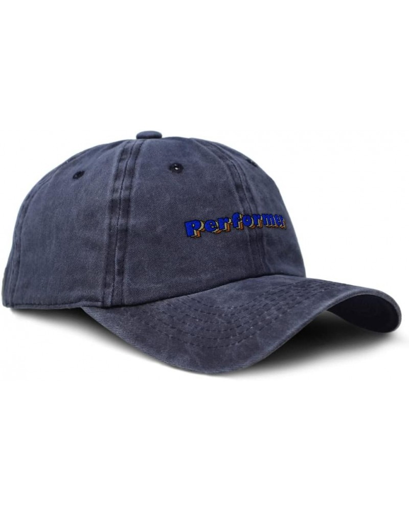 Soft Washed Baseball Cap Performer Cotton Dad Hats for Men & Women Navy Design Only $15.65 Baseball Caps