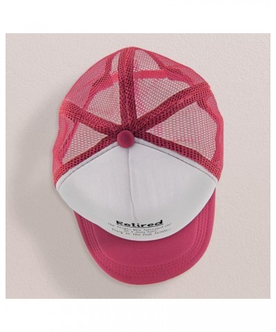 Retired The People Who Tollerated Me On A Daily Basis They're The Real Heros Trucker Hat 12 Pink $35.70 Baseball Caps