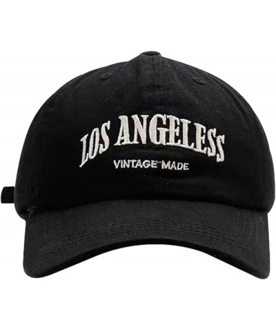 Trucker Hat Baseball Cap Embroidered Letter Print Adjustable Couple Baseball Cap Gifts Valentines Day Black $5.94 Baseball Caps