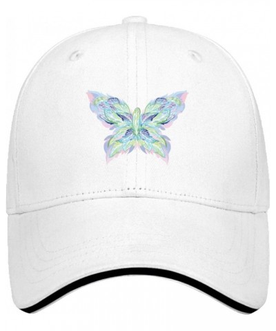 Baseball Hat Boho Style Butterfly Trucker Caps for Women Vintage Camo Snapbacks for Gift White $9.35 Baseball Caps