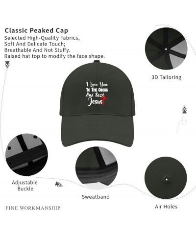 Hiking Hats for Men Funny Beach Baseball Cap for Womens Funny Hats Light Weight Baseball Cap Men Blackish Green $9.99 Sun Hats